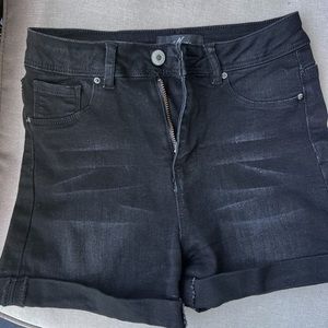 NVGTN jean shorts- black